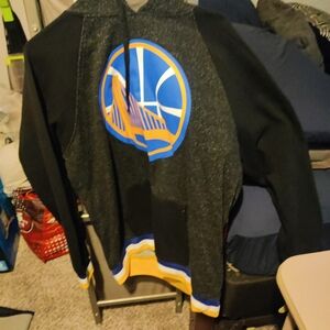 NBA Black and Gray Fleece-Lined Hoodie